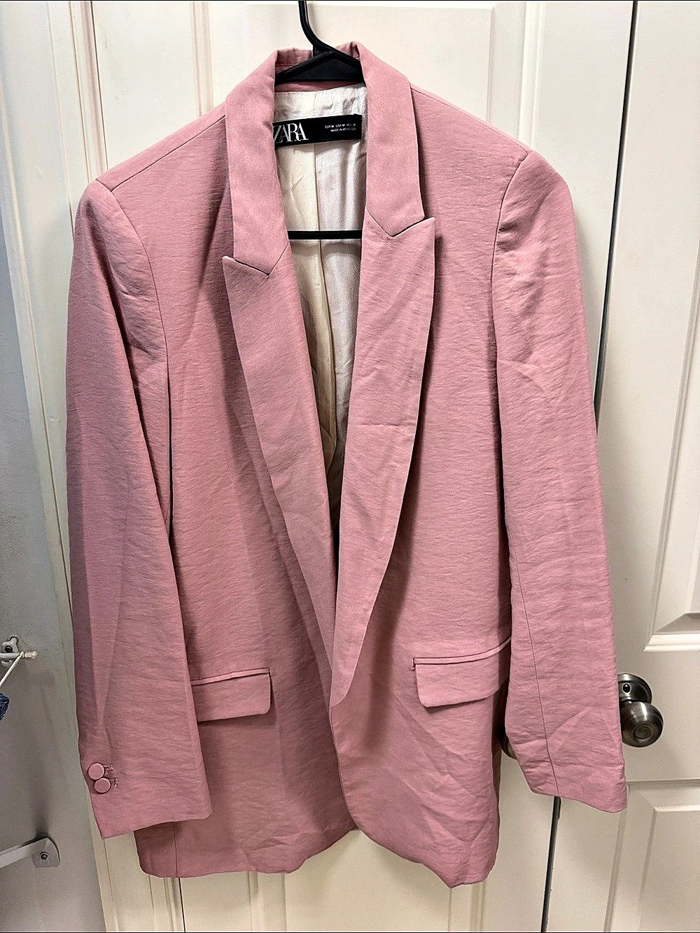 Zara Pink Blazer Size Medium